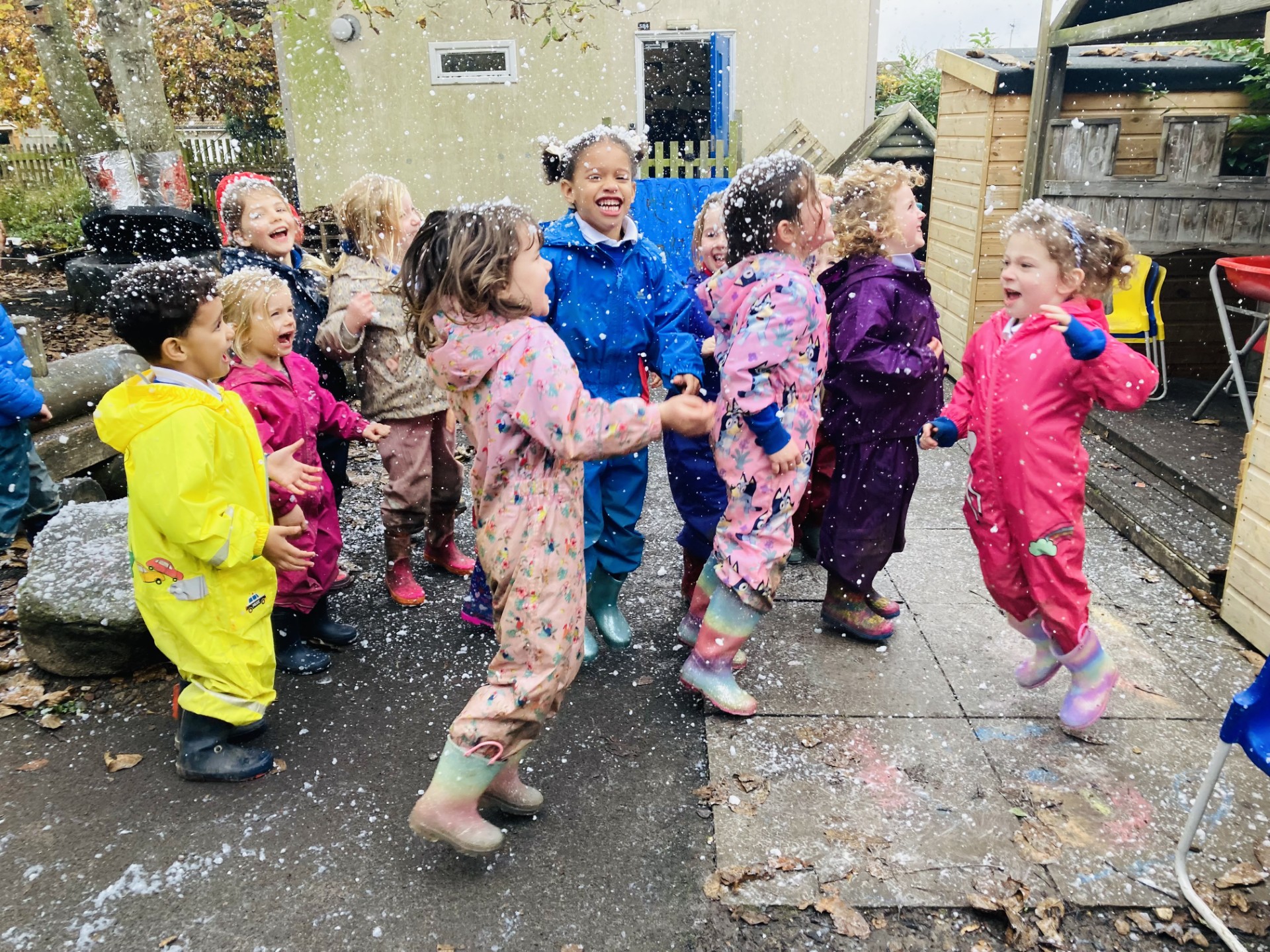 Outdoor Play in the Snow